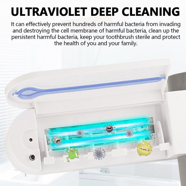 3 In 1 Functioning Ultraviolet Light Toothbrush Disinfection Sterilizer