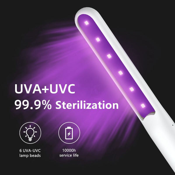 UV LED UVC Light Portable Germicidal Portable Rechargeable Wand that meets CE/FCC/RoHs Certification