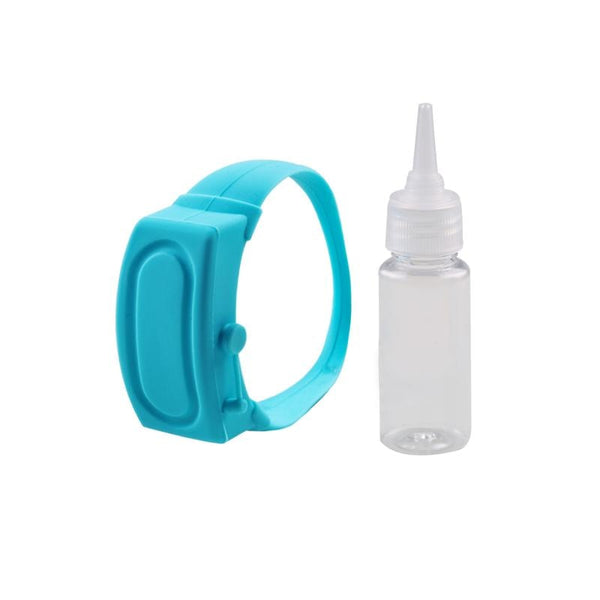 Hand Sanitizer Silicone  Wristband  With A Refilling Bottle