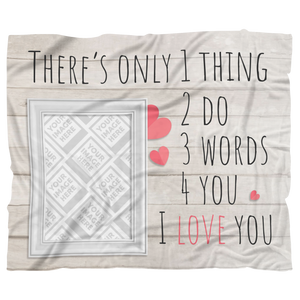 Valentine's Day Personalized Photo Blanket-Upload a Photo